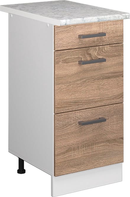 Vicco R-Line Universele onderkast – 40 cm met laden Sonoma