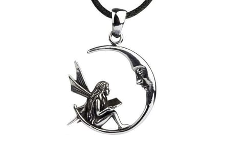 etNox - pendant Elf in Moon - 925 silver