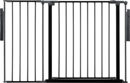 Safetots Kamerbreedhek, Panelenhek, Tot 115cm Breed, Zwart, 70cm Hoog
