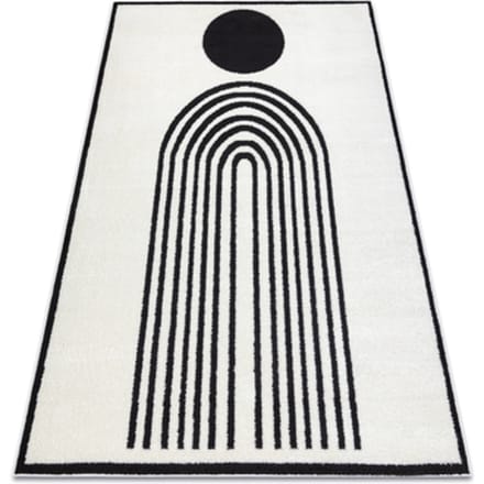 Kleden Rugsx Tapijt modern MODE 8597 geometrisch creme / 80x150 cm