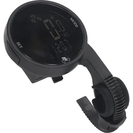 Fietscomputer Snelheid Stap Frequentie Sensor LED Achtergrondverlichting Groot Scherm Draadloze Fietssnelheidsmeter black