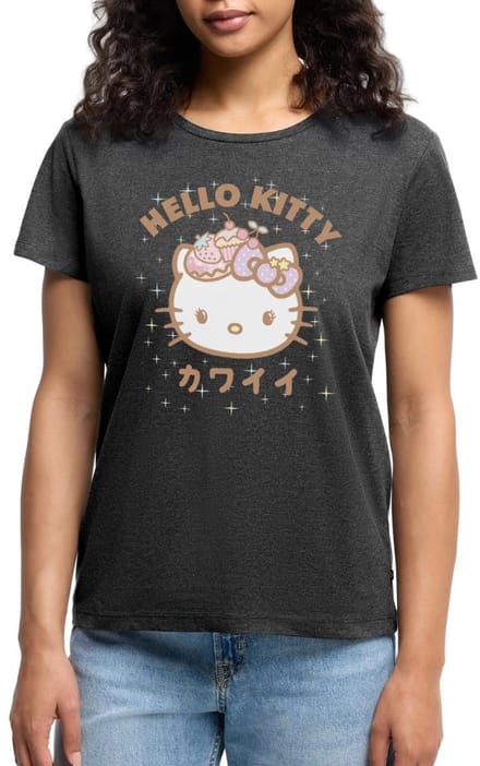 Hello Kitty Kawaii Stijlen Met Sterren Premium T Shirt Dames