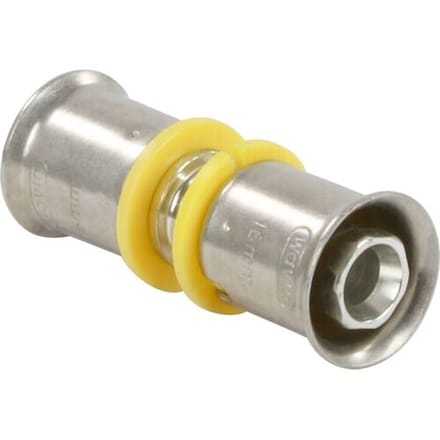 Wavin Tigris gas pers koppeling 16mm