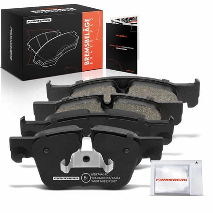 Frankberg 4x Remblokken Vooras voor Citroën