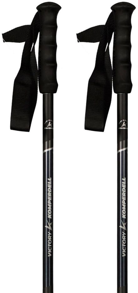 Komperdell Victory Ti Stokken Zwart 130 cm