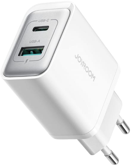 Netwerkoplader Joyroom JR-TCF15, 30W, 5A, 1 x USB-A - 1 x USB-C, Wit