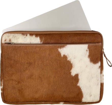 laptophoes bruin 13inch 25x35cm (bos taurus taurus)