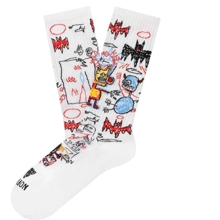 Jimmy Lion unisex sokken athletic basquiat batman multi (Basquiat)