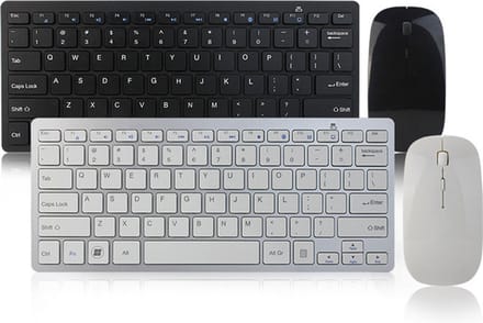 Sefaras Draadloze toetsenbord met muis - Wireless Keyboard - QWERTY - Zwart