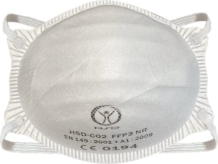 Stofmasker FFP2 NR 2 verpakt per 20 stuks