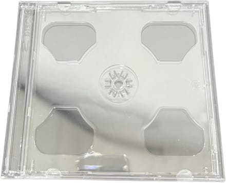 Dubbele CD Jewel Cases (100 stuks) - 10.4mm Dikte met Transparante Tray