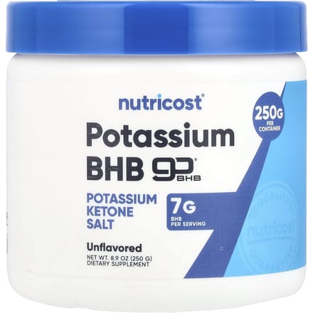 Nutricost, Potassium BHB, sans saveur, 8,9 oz (250g)