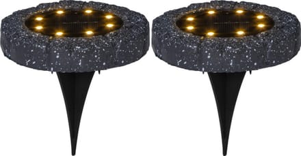 Solar tuinverlichting Prikspot - Lawnlight - Set van 2