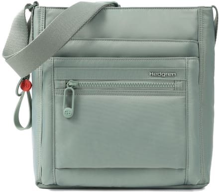 Hedgren schoudertas Inner City Orva Crossover RFID Green Milieu groengrijs