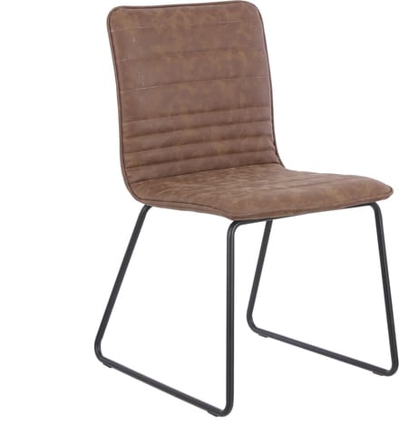 Mica Decorations Clark Eetkamerstoel - L46 x B53 x H82 cm - Bruin