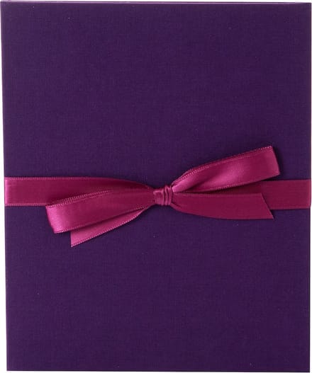 Goldbuch - Leporello Bella Vista - Donker Aubergine