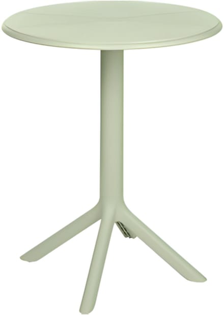 Ambiance Tuintafel - D60 x 75 cm - mintgroen - rond - polypropyleen - bistrotafel - tuinmeubels
