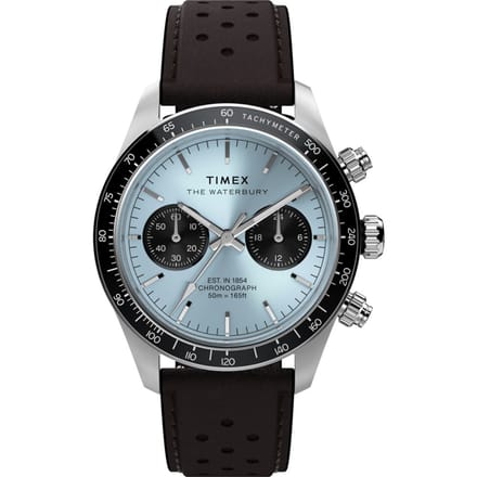 Timex Waterbury Heritage TW2Y70600 Horloge - Leer - Bruin - Ø 39 mm