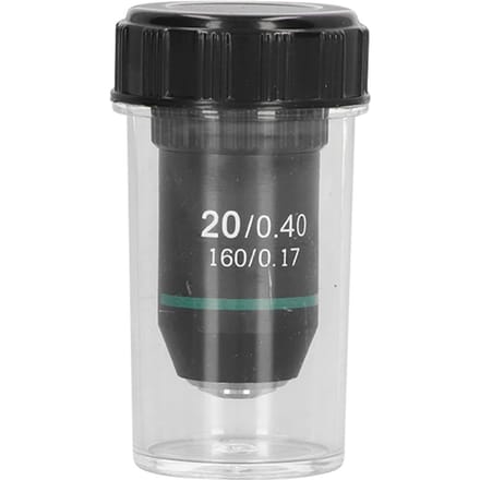 Achromatische Objectief Messing Verchroomd 20X Microscoop Objectief Lens Interface 20,2 mm