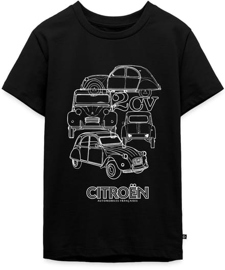 Citroën 2CV Modellen Schetsen Premium T-Shirt Tiener