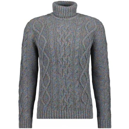 Ragman Trui Col Cable Design Pullover Multicolor / male