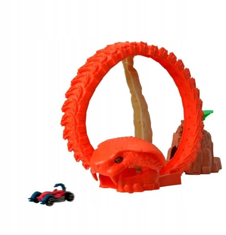 Teamsterz Serpent Strike Cobra Racetrack met Auto