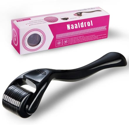 REN® Dermaroller Haargroei - Dermaroller - Zwart - ‎8cm x 2cm x 1cm