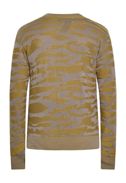 TUFFSKULL Jumper Heren KHAKI GRIJS MELANGE