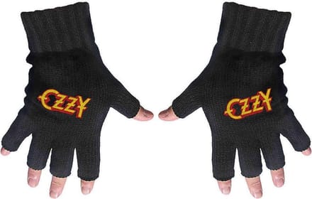 Ozzy Osbourne Ozzy Vingerloze handschoenen zwart Polyacryl -