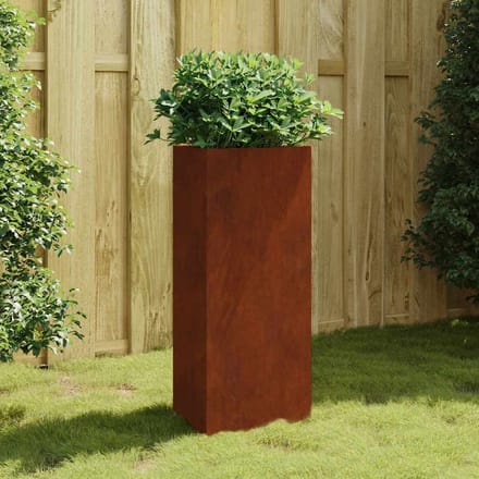 vidaXL - Plantenbak - 40x34,5x75 - cm - cortenstaal