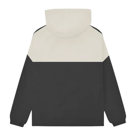 Lambretta Heren SS26 jas met contrasterend paneel (IJzer/Zilver)
