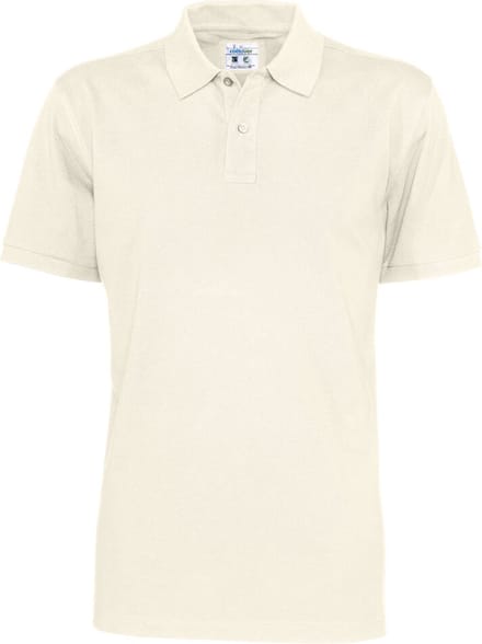 Cottover POLO PIQUE MAN - GOTS GECERTIFICEERD 141006 - Ecru - M