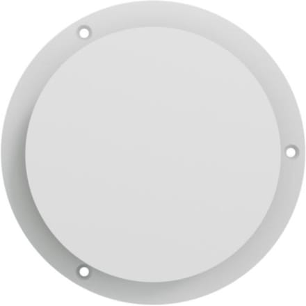 Hotbath &More VGRS015 ventilatierooster rond met schroeven mat wit
