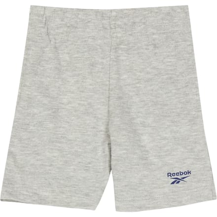 Reebok Kinderlogo Grote Pocket Shorts (Lichtgrijs Heather)