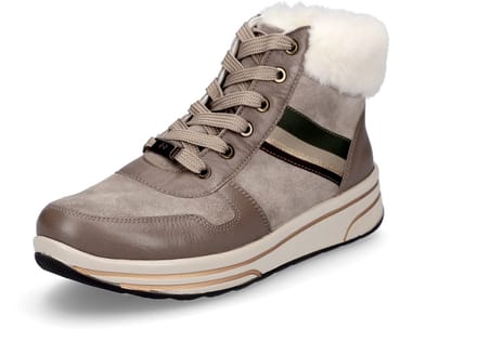 Ara dames high-top sneaker grijs beige 4,5