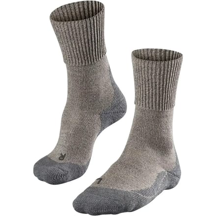 FALKE TK1 Wool anti-blaar dik wol functioneel materiaal wandelsokken dames beige - maat 41-42