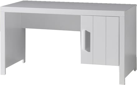 Bureau Machiel Wit - MDF hout - 137x70cm - Met opbergruimte - Hoogte 75 cm