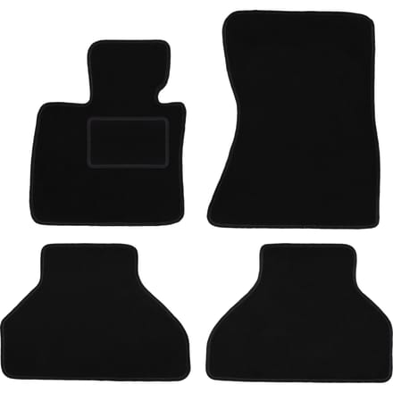 Zwarte velours vloermatten voor: BMW X5 E70 SUV (2006-2013)