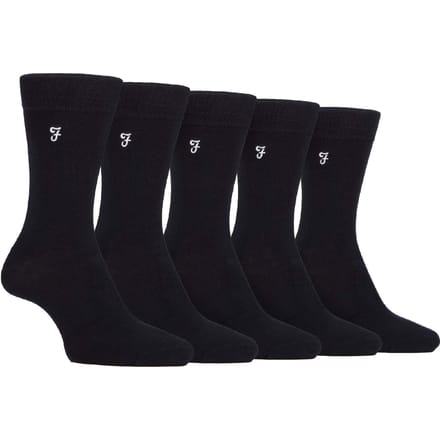 5-Pack Heren Bamboo Helder Gestreepte Patroon Sokken