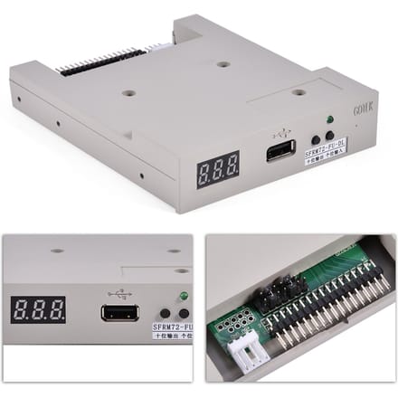 SFRM72-FU-DL USB Floppy Drive Emulator voor Yamaha Korg Roland 720KB Elektrisch Orgel gray
