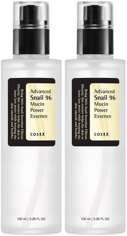 2x COSRX Advanced Snail 96 Power Essence Original 100ml - Korean Skincare - Gezichtsverzorging - Moisturizer - Dagcrème - Nachtcrème - Littekencrème - Slakkengel - Pigmentvlekken Verwijderen - Acne