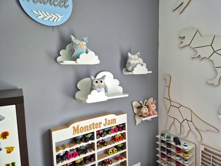 Moliland Fantasy Extra Prestige - Kinderkamer Plankenset - 3 Stuks - Witte Afwerking - Veilig Ontwerp