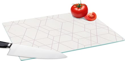 Glazen Snijplank - 39x28 - Mozaïek - Design - Geometrie - Snijplanken Glas