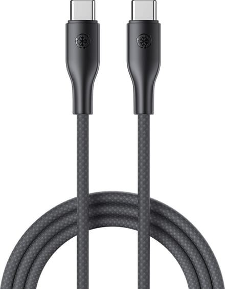 Super Fast Charge USB C Kabel 3 Meter - 65W - Geschikt voor Samsung - USB C naar USB C Oplaadkabel - Zwart