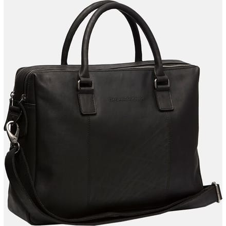 Leren Laptoptas - The Chesterfield Brand Salvador Black