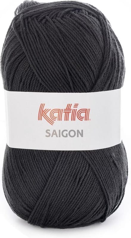 Katia Saigon - 02 zwart - Acryl Garen