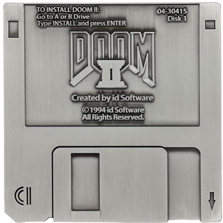 FaNaTtik - Doom II - Floppy Disk Replica (Antique Silver Edition)