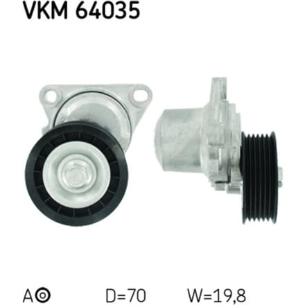 Spanpoelie, V-riem SKF VKM 64035