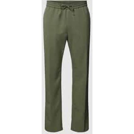 Broek van viscosemix met persplooien