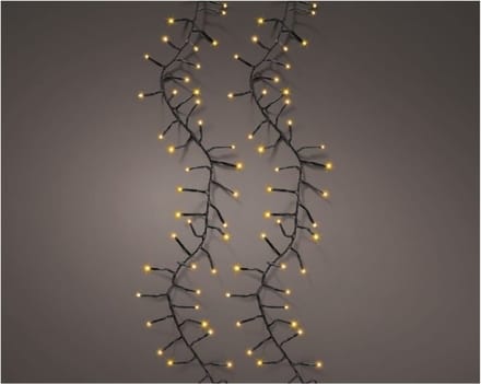 Lumineo LED Excellent Twinkle 1272 LEDs 20 cm Zwart Warm Wit Licht